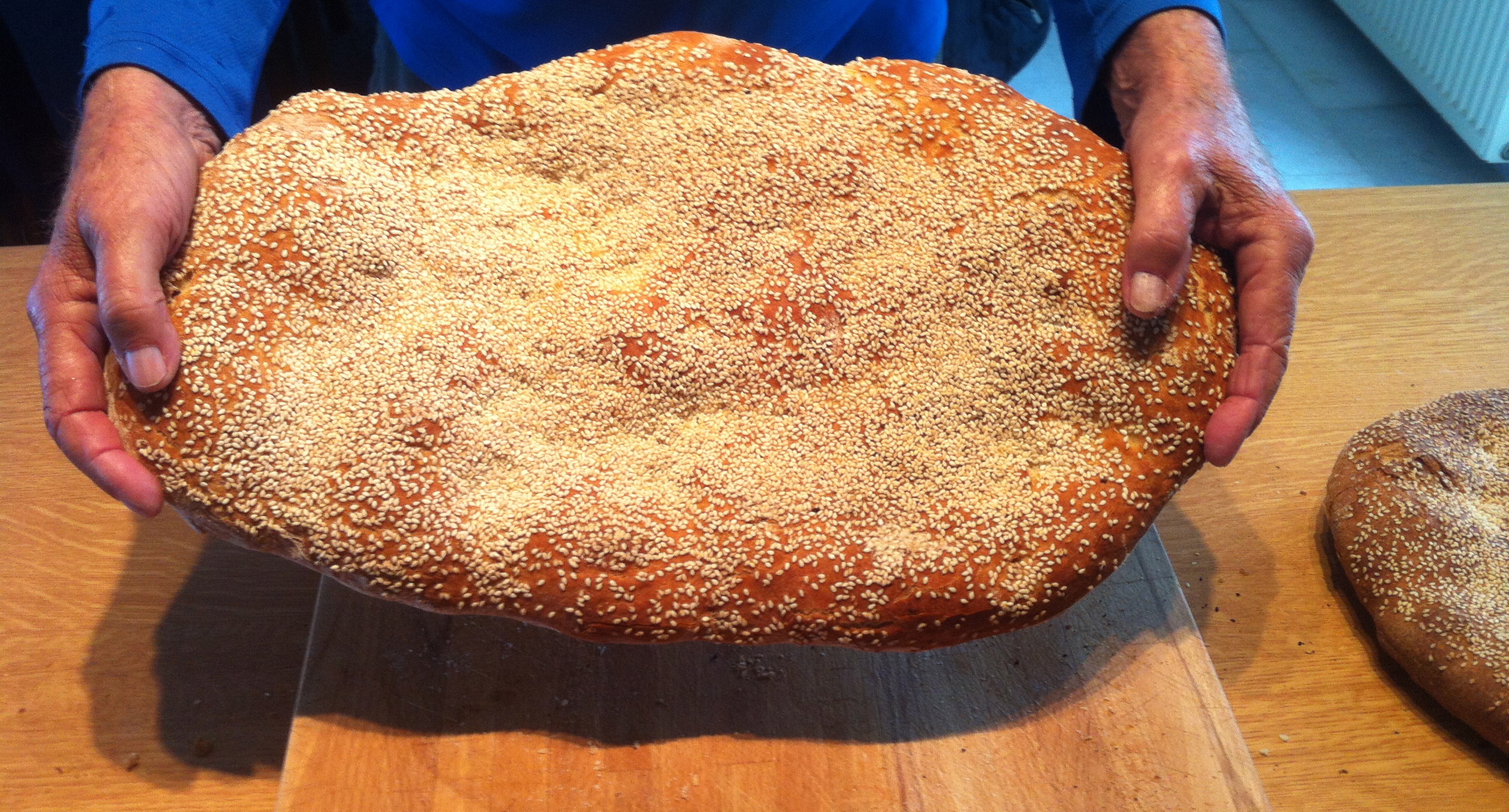 Greek Lagana Bread-1