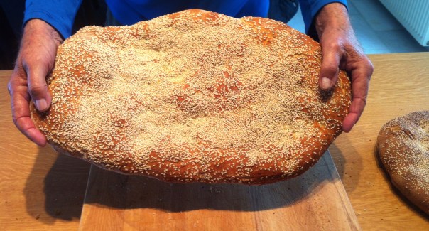 Greek Lagana Bread-1